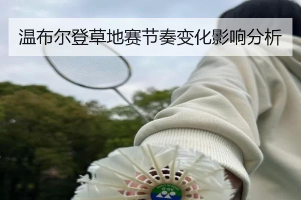 温布尔登草地赛节奏变化影响分析